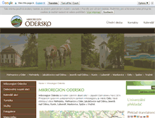 Tablet Screenshot of odersko.cz